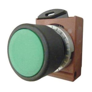 03-0987 Operator 22.5mm green pushbutton (GE)