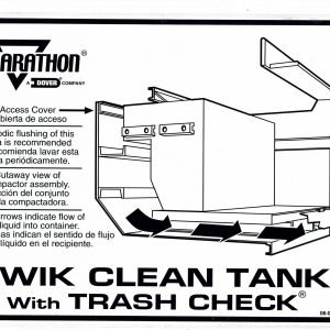 060072 Marathon Quick Clean Tank Decal