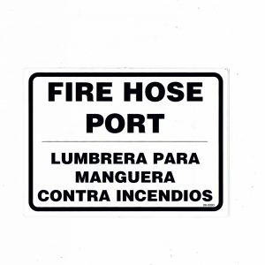 060093 Fire Hose Port Decal