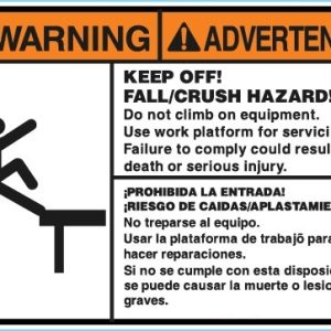 060133 Decal Warning Keep Off