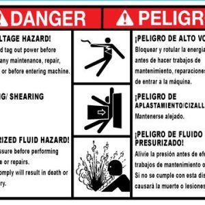 060249WS Danger Safety Decal
