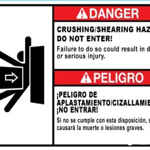 060038 Warning Do Not Remove Access Cover Decal